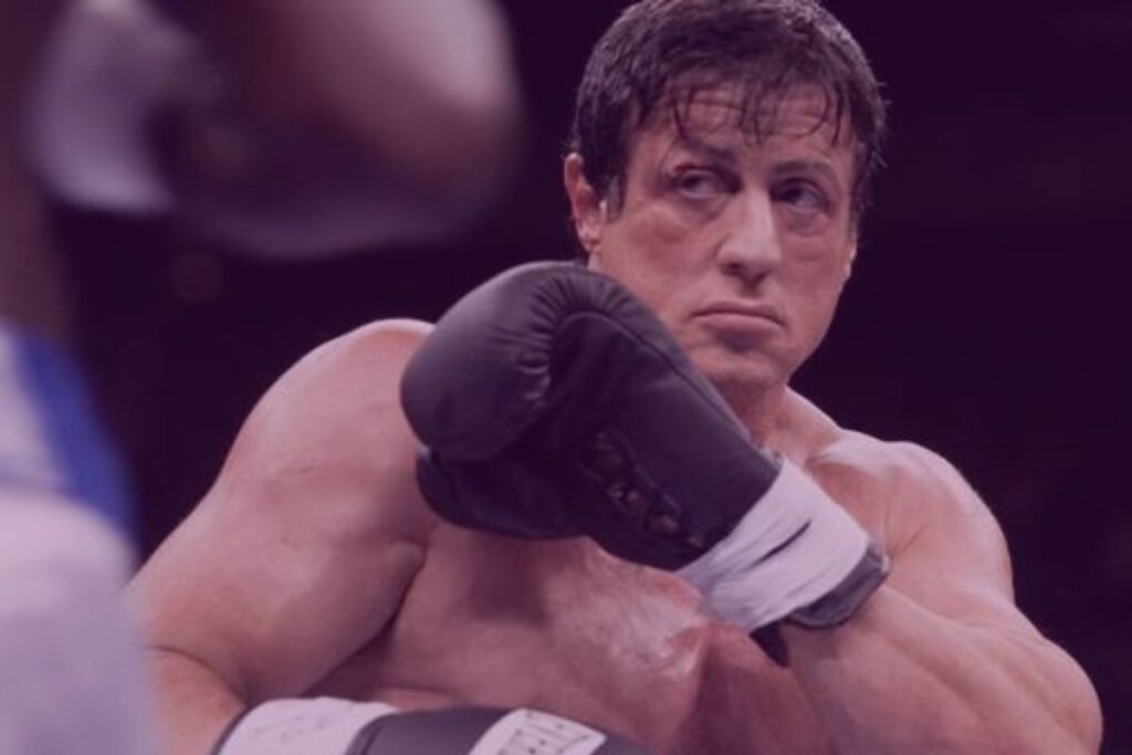 Sair da Coitadolânndia: foto do personagem Rocky com luvas de box